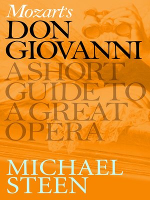 cover image of Mozart's Don Giovanni